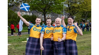 A group of kiltwalkers